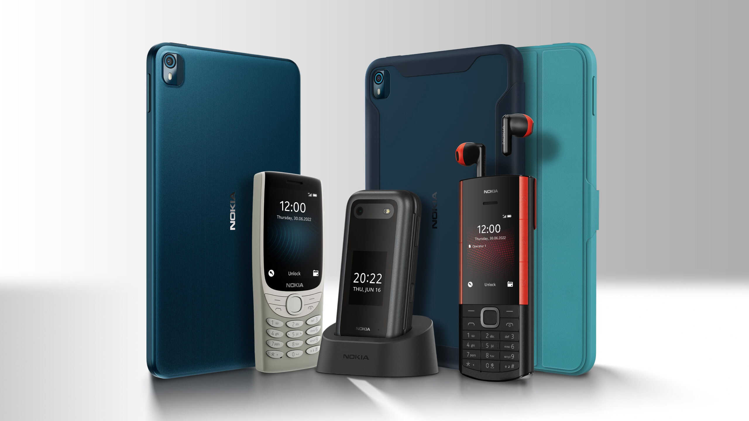 HMD Global lanseeraa kolme uutta klassikkopuhelinta ja uuden kompaktin Nokia-tabletin